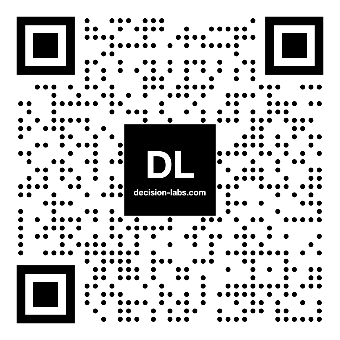 Decision Labs newsletter QR code