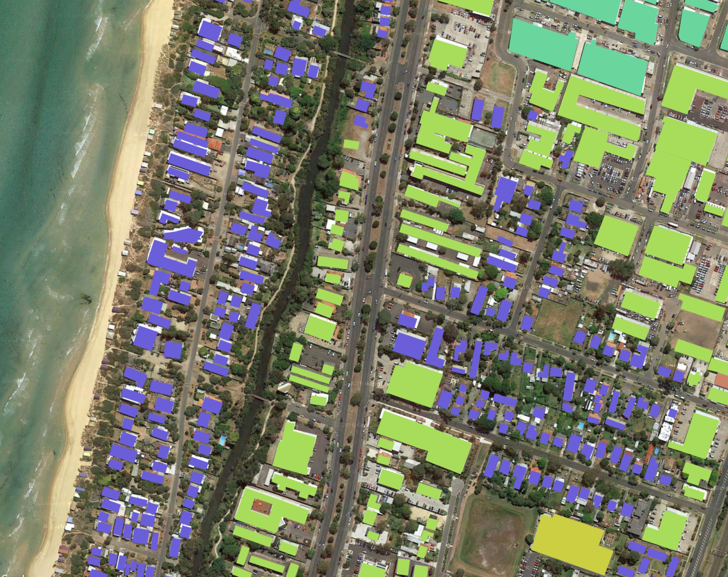 Example of satellite image segmentation page screenshot 1